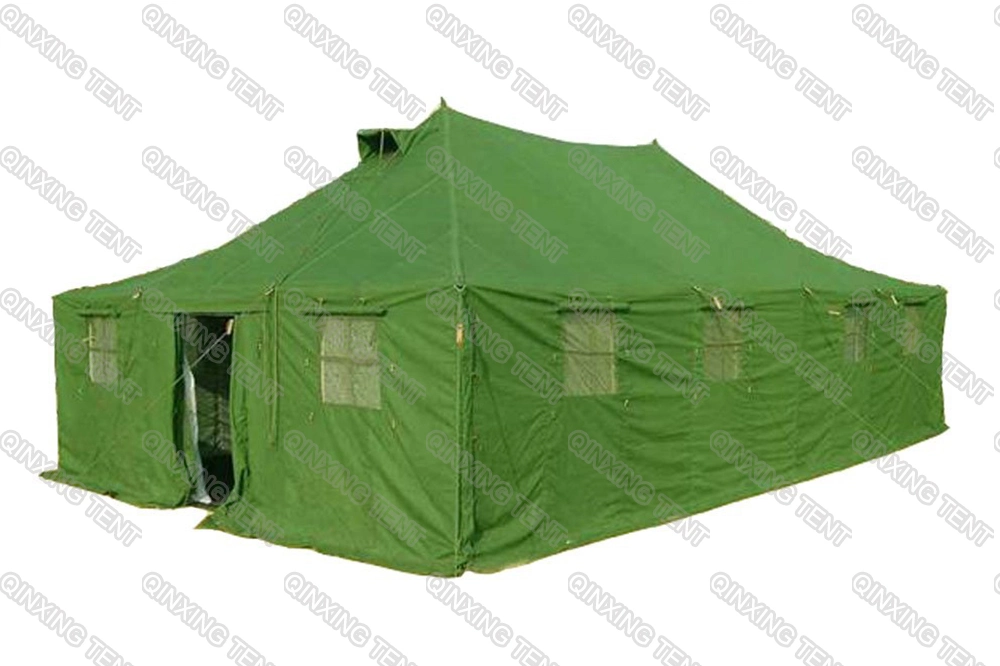 10-50 Persons Africa Waterproof Outdoor Tent Camp Tent Camping Tent Waterproof Tent Winter Cotton Tent Relief Tent Army Military Style Tent Canvas Tent