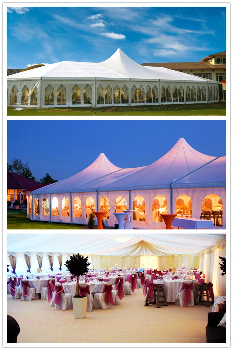 Air Conditioned Aluminium Frame Wedding Marquee Church Party Tents with Church Window Walls