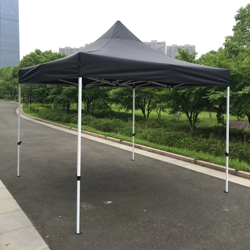 3X3m Black Outdoor Steel Pop up Gazebo Folding Tent