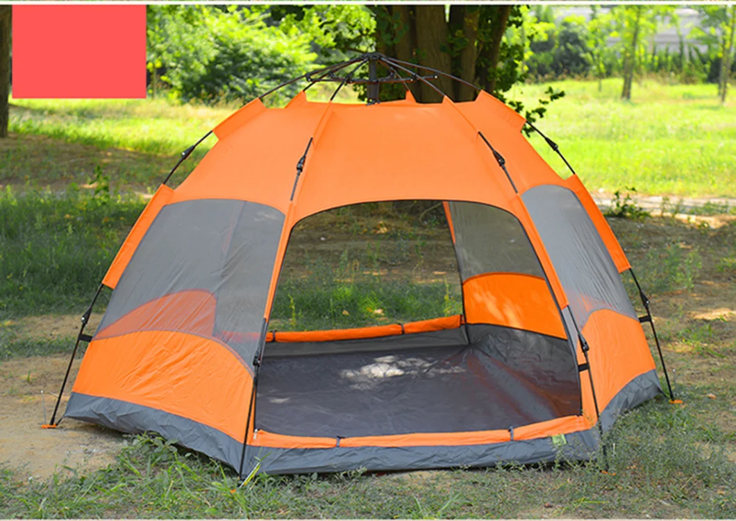Instant Pop up Tent Family Camping Tent, 4-5 Person Portable Tent Automatic Tent Waterproof Windproof for Hiking, Camp Tent 4 Season Large Family Dome Wbb15118