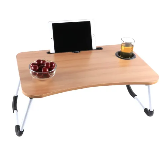 The Computer Desk in Bed Is Foldable 