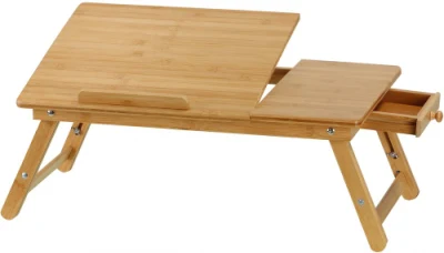 Bamboo Laptop Stand Computer Desk Tablet Table Bt