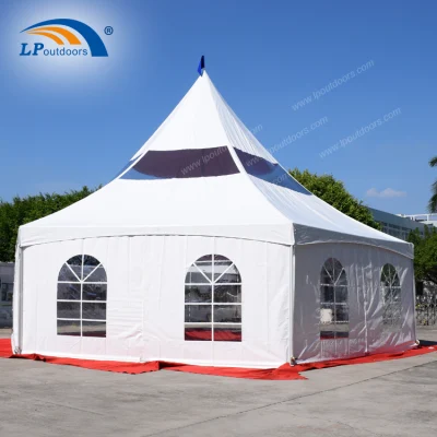 Kenya Style Hexagon Peak Frame Alpine Tent for Party Event