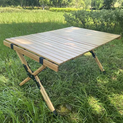 Bamboo Picnic Fold Table Outdoor High Quality Camping 2seat Folding Tables