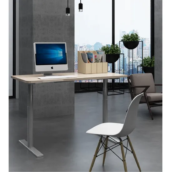 Sit and Stand Adjustable Height Work Station Laptop Stand Legs Table Jc35ts