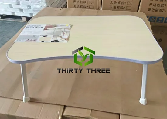 High Quality Laptop Table Wooden Bed Laptop Foldable Laptop Desk Portable Folding Computer Table 