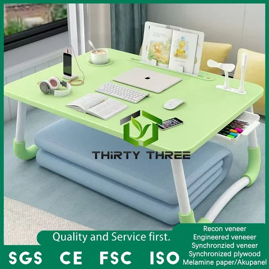 Cartoon High Quality Bed Small Computer Desk Lazy Bedroom Folding Laptop for Home Dormitory 