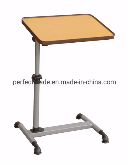 Hot Selling Angle Adjustable Sofa Side Table with Wheels 