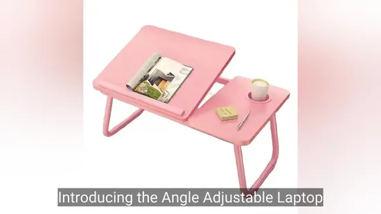 Angle Adjustable Laptop Table The Folding Table Designed for Dormitory Study 