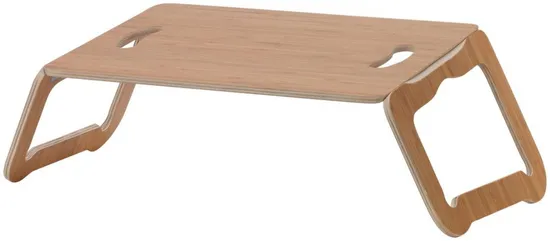 Sustainable Bamboo Desk Stand for Modern Workspace Organization 