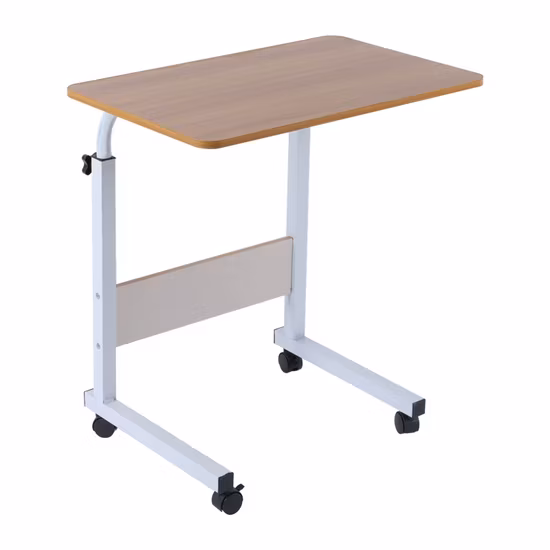Simple Folding Height Adjustable Laptop Table for Bedside Hospital Sofa